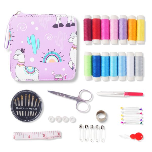 #69140 Mini travel zipper sewing kit 69 pieces 120set/CNT - 图片 2